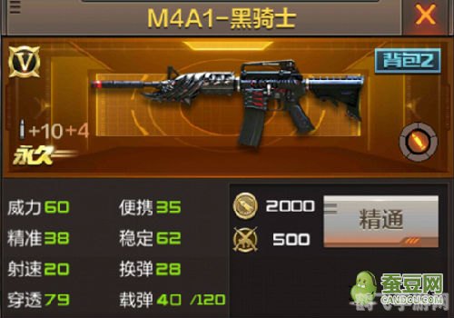 黑骑士M4A1:手游中的制胜神器