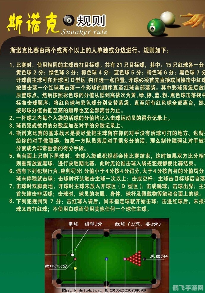 斯诺克游戏:攻略与玩法全解析