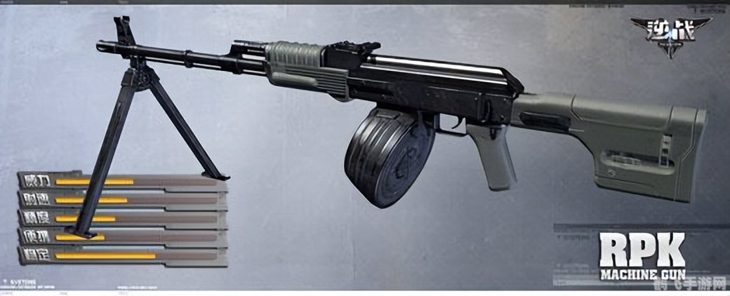 RPK机关枪:游戏中的火力担当