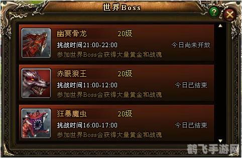 世界boss,全球争霸：世界BOSS终极攻略与玩法解析
