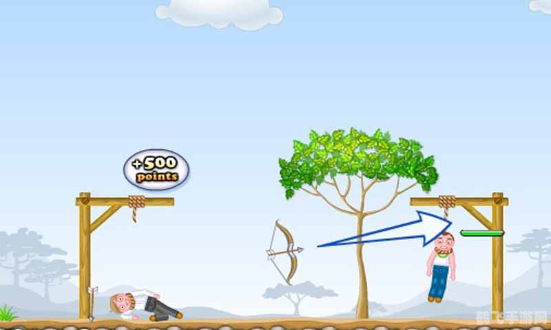 弓箭手救小人：精准射击，智破难关