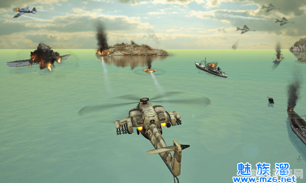 直升机空战游戏：翱翔天际，制霸战场