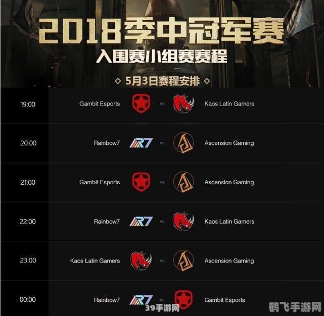 季中赛赛程,季中赛全攻略：手游玩家的制胜宝典