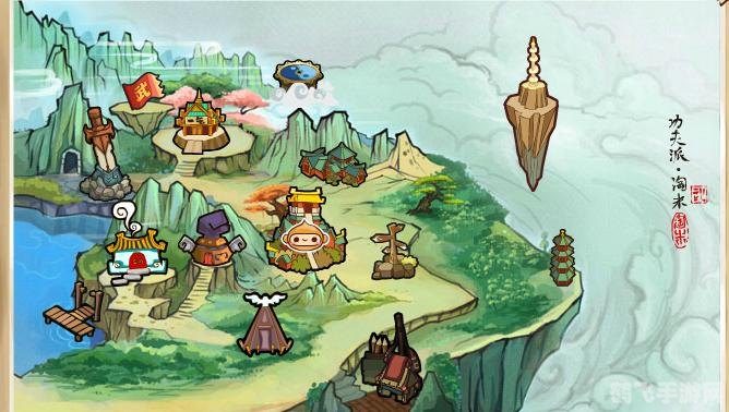 功夫派地图探秘:手游攻略大解析,玩转江湖不迷路!