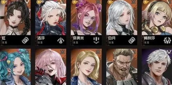 钢岚手游公测角色排行