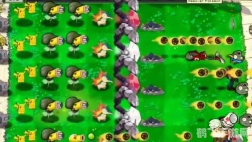 口袋妖怪大战僵尸:策略布阵,妖怪助阵战僵尸!