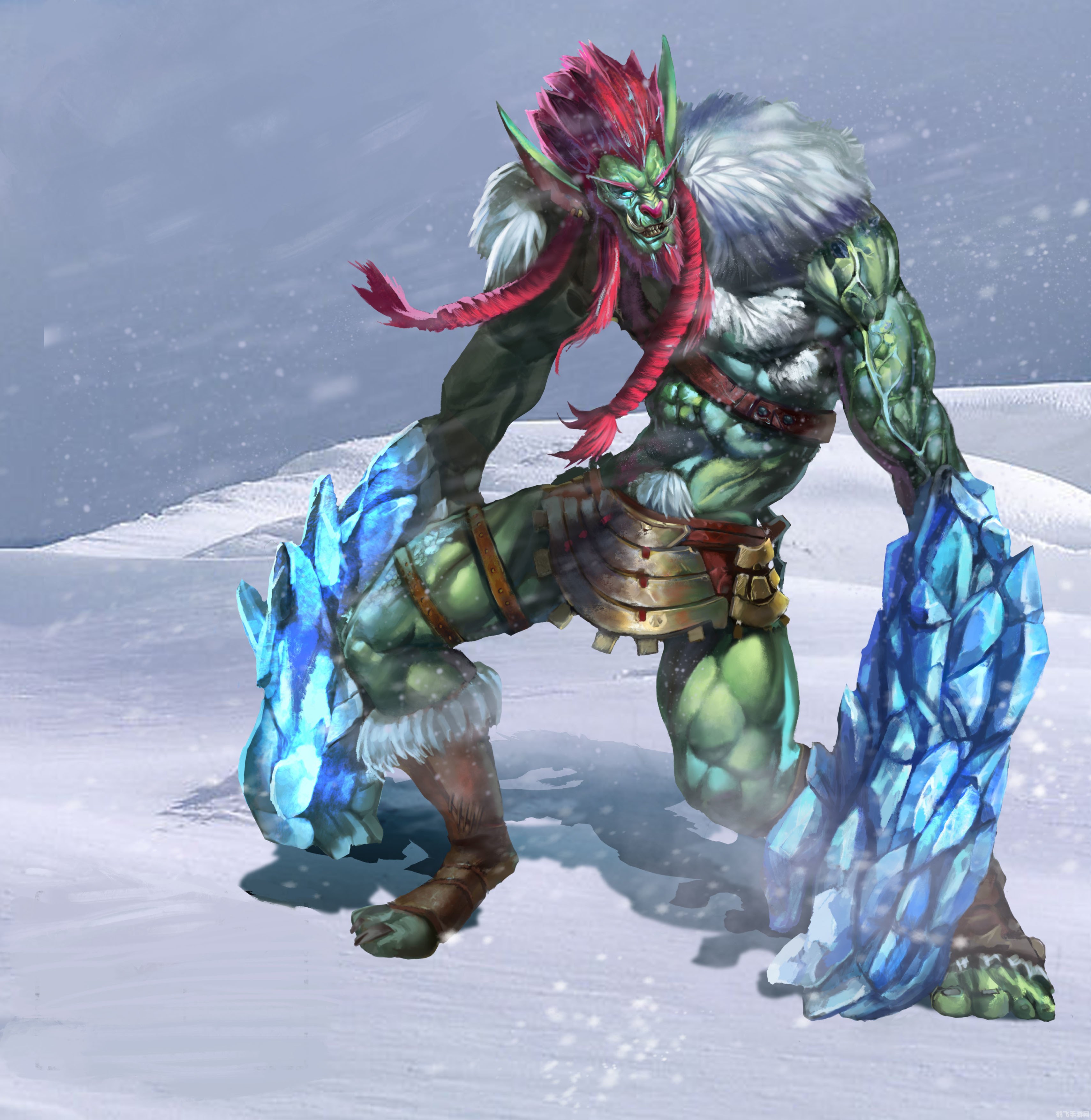 活捉冰巨魔,游戏背景