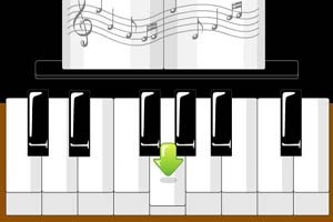弹钢琴小游戏