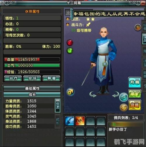 鹿鼎记佣兵手游攻略,打造最强佣兵战队