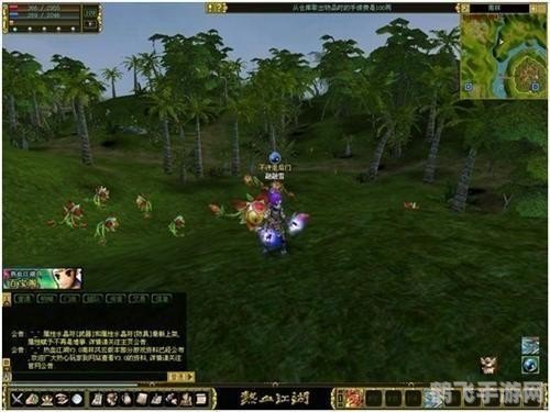 热血江湖南明湖卡怪攻略，无伤刷怪，经验满满！