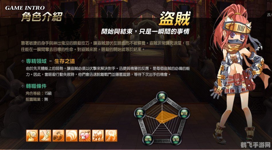 圣境传说盗贼职业加点攻略