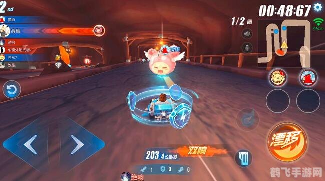 QQ飞车手游,小橘子钓金鱼,乐趣与技巧并存