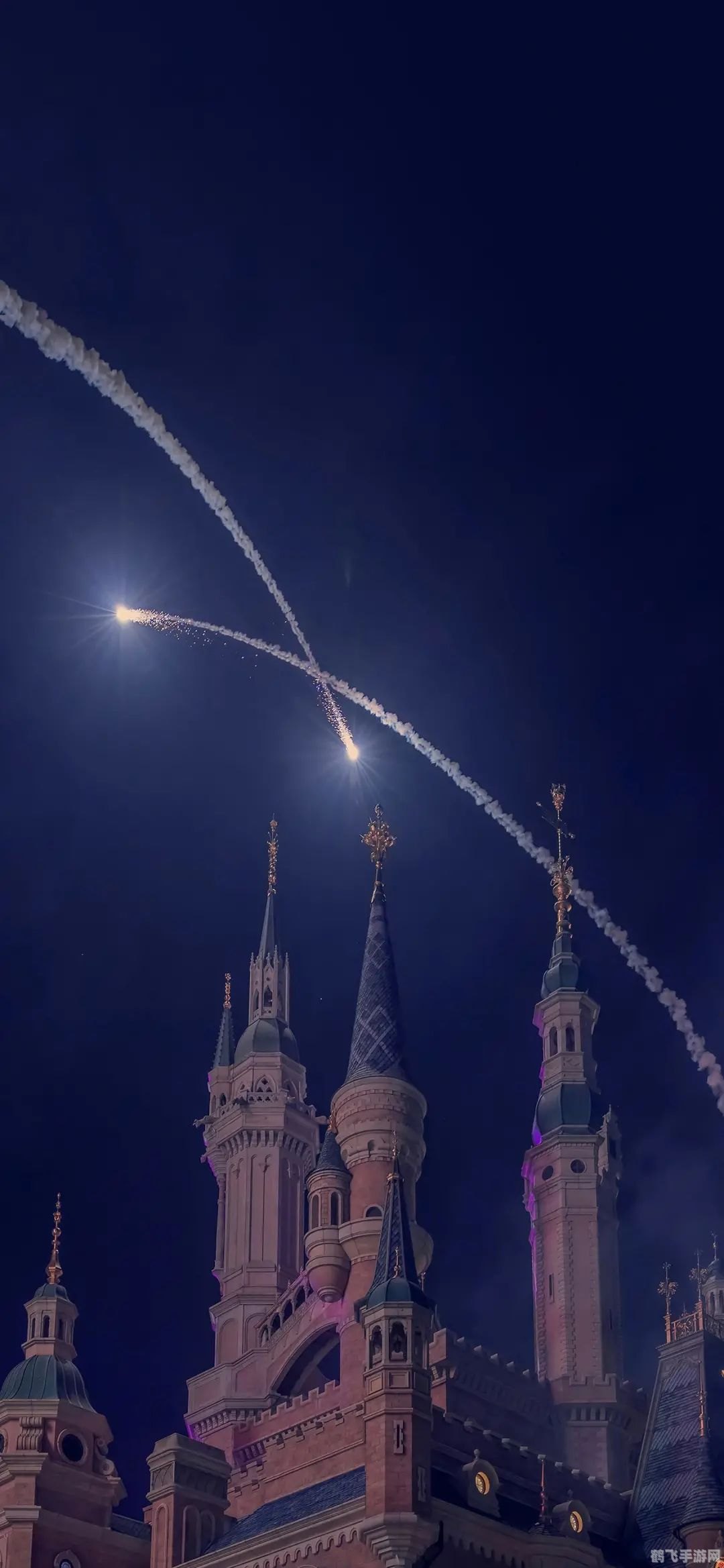 迪士尼烟花背景图片微信,迪士尼烟花盛宴,手游中的梦幻之旅