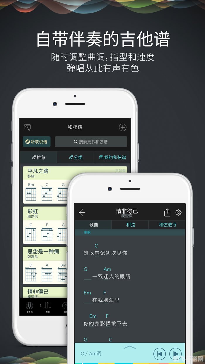 手机弹吉他软件,手机弹吉他软件,随时随地摇滚起来!