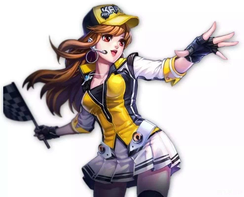 qq飞车小橘子图片,QQ飞车小橘子角色魅力解析与攻略