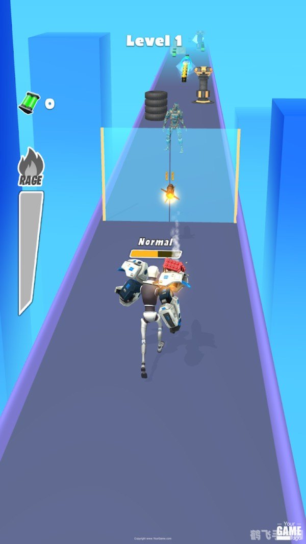 机器人快跑,机器人快跑手游攻略,冲刺、跳跃与无限激情
