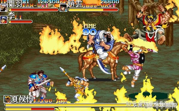街机游戏三国志,街机游戏三国志经典再现,重温历史战火