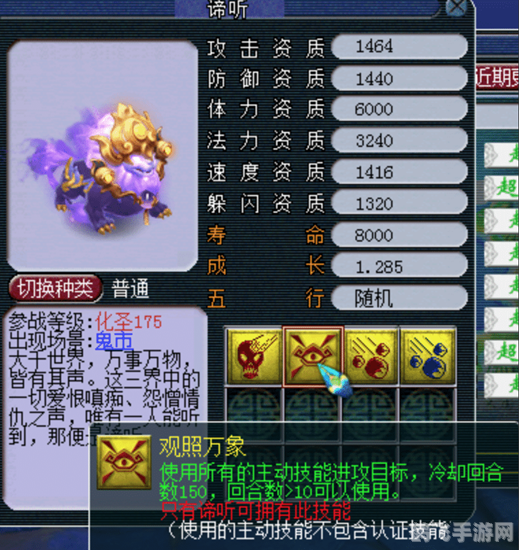 梦幻西游新宠攻略,培养与战斗技巧大揭秘