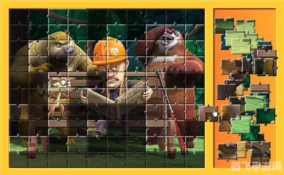 熊出没拼图游戏攻略，挑战你的拼图技巧！