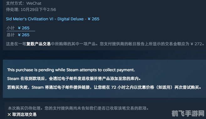 Steam支付
