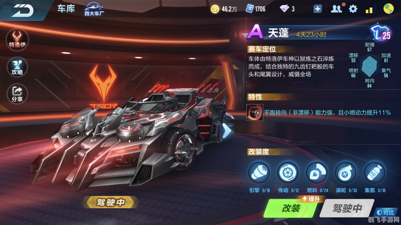 QQ飞车手游赤凰赛车攻略，驰骋赛道的火焰之翼