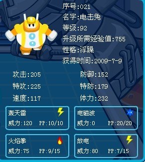 赛尔号电击兔,赛尔号电击兔游戏攻略与介绍