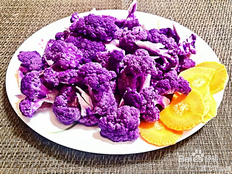 清炒紫色花菜时,梦幻花菜园,清炒紫色花菜秘籍