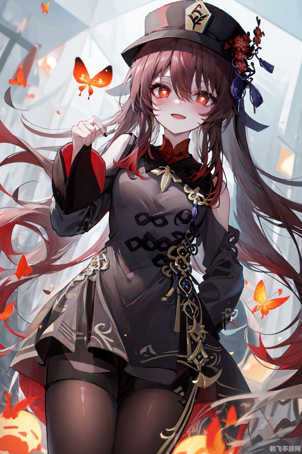 原神胡桃下面滴水图,胡桃