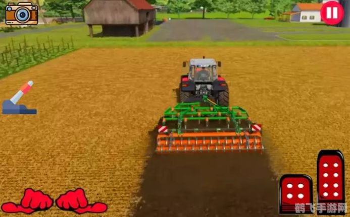 拖拉机小游戏,驰骋田野,体验农耕乐趣
