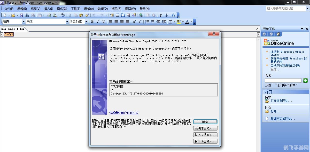 揭秘FrontPage2003序列号背后的故事与手游攻略大全
