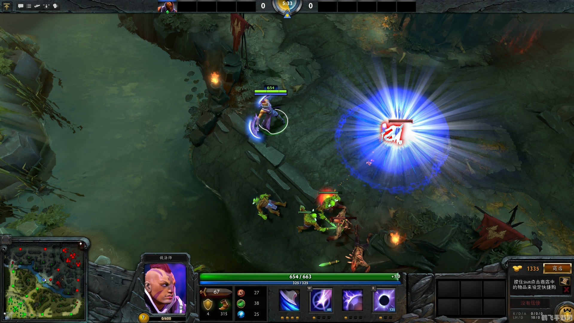 手游魔法战场敌法师闪击战术大揭秘