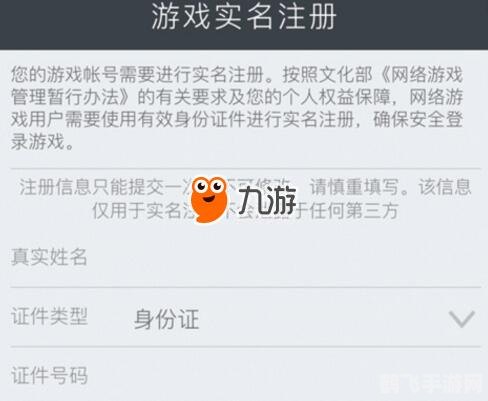实名注册和防沉迷系统,实名注册