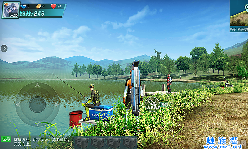 碧湖垂钓,手游垂钓大师攻略