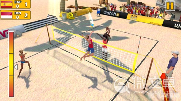 排球小游戏,飞跃排球网,手游攻略与玩法详解