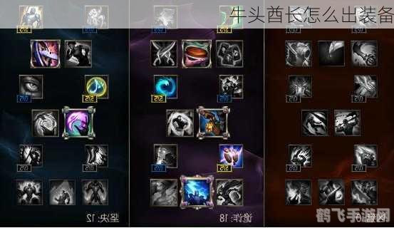 牛头人出装,核心装备选择