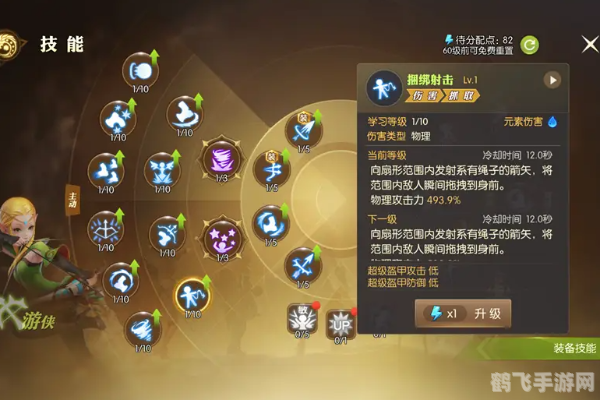 龙之谷手游游侠加点,龙之谷手游游侠职业加点攻略