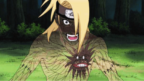 佐助打迪达拉,佐助