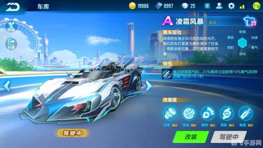 QQ飞车绿鹰，赛场上的绿色风暴