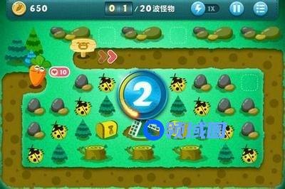 保卫萝卜2第42关攻略，巧妙布局，轻松获取金萝卜