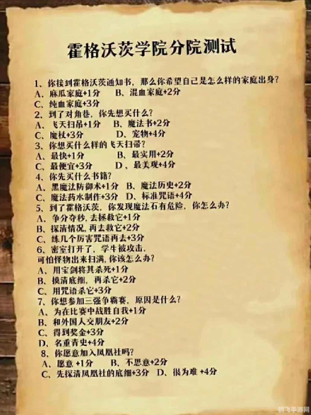 中文版霍格沃茨分院比例测试,哈利波特，魔法觉醒手游攻略，揭秘霍格沃茨分院比例测试