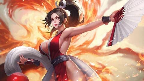 不知火舞的图片,不知火舞手游攻略,舞动战场,燃烧你的激情!