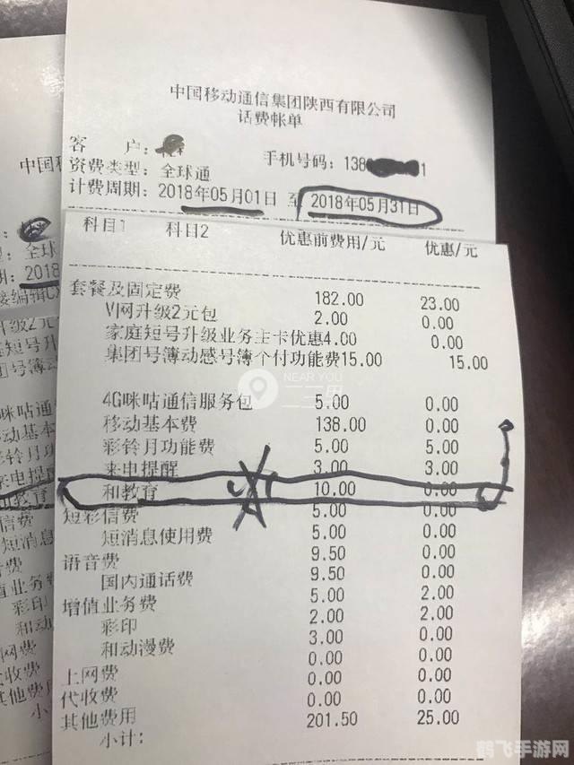 移动话费详单,移动话费详单揭秘，如何巧妙利用话费详单优化你的游戏体验