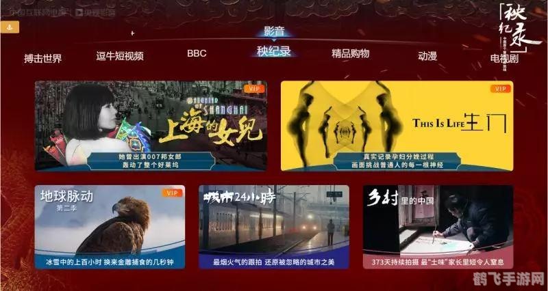 CCTV软件带你解锁手游新玩法,视听与游戏的完美结合