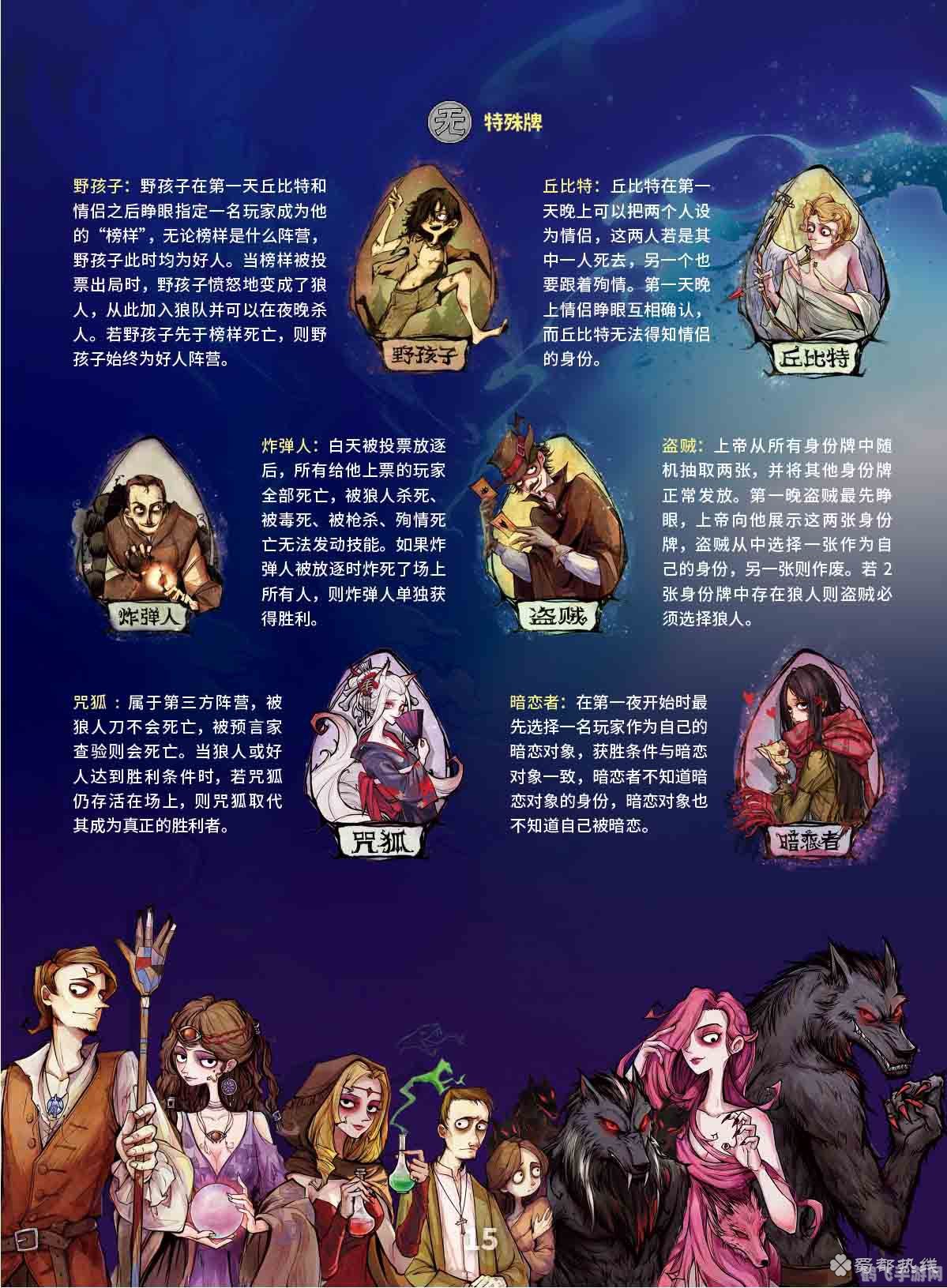 狼人杀规则,狼人杀游戏攻略，玩转推理，决胜狼人之夜