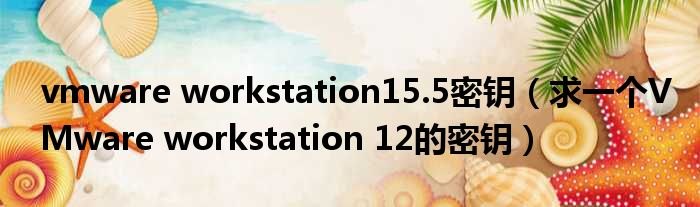 vmware workstation 12 密钥,VMware Workstation 12密钥的重要性