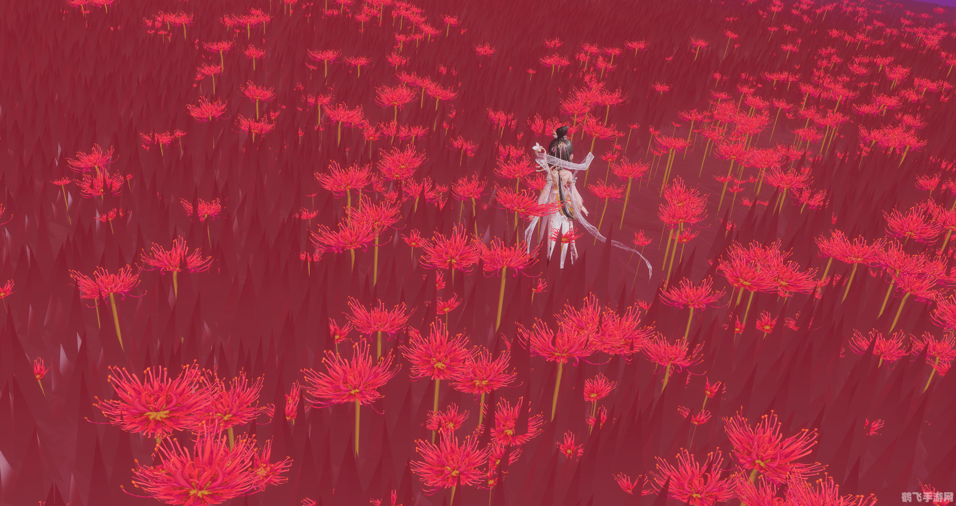 红色彼岸花花瓣遍地撒,红色彼岸花，花瓣秘境探险攻略