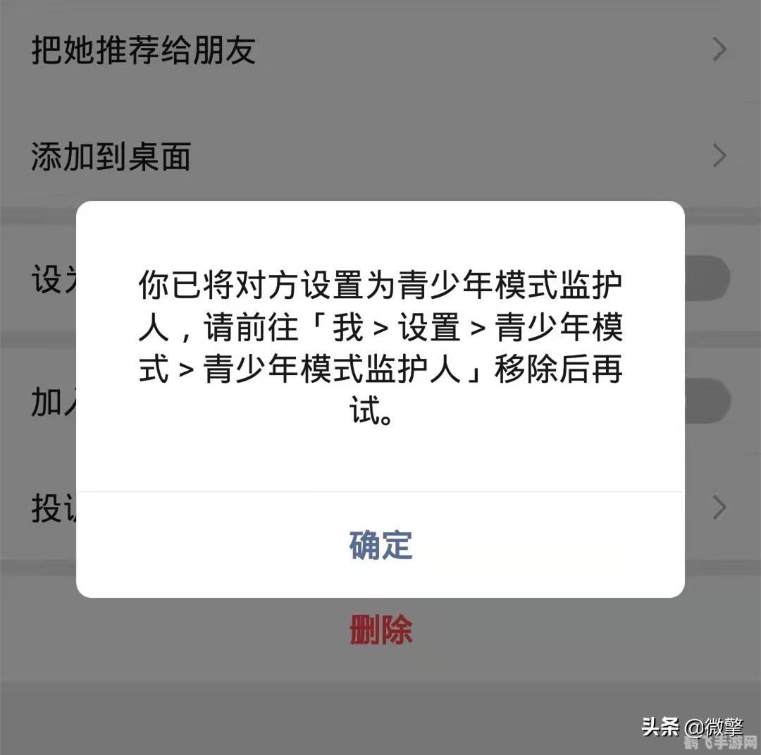 微信青少年模式监护人,微信青少年模式监护人，手游玩法与攻略指南