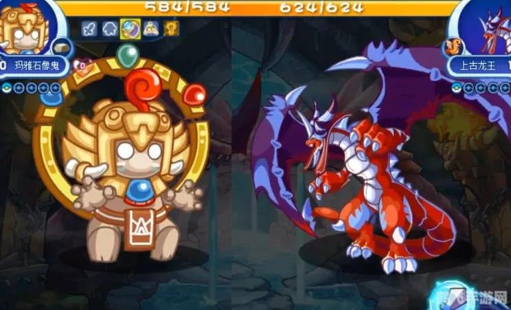 洛克王国石像鬼战斗攻略,巧妙利用阶梯高差,轻松击败强敌