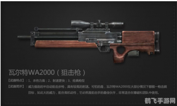 穿越火线瓦尔特WA2000,连狙之王的战场攻略