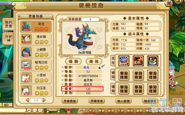 功夫派灵兽大全,功夫派灵兽大全探秘，培养与战斗全攻略